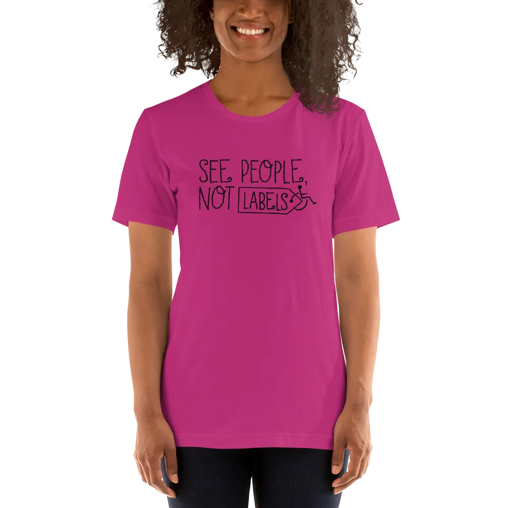 See People, Not Labels (Adult Unisex Light Color Shirts)