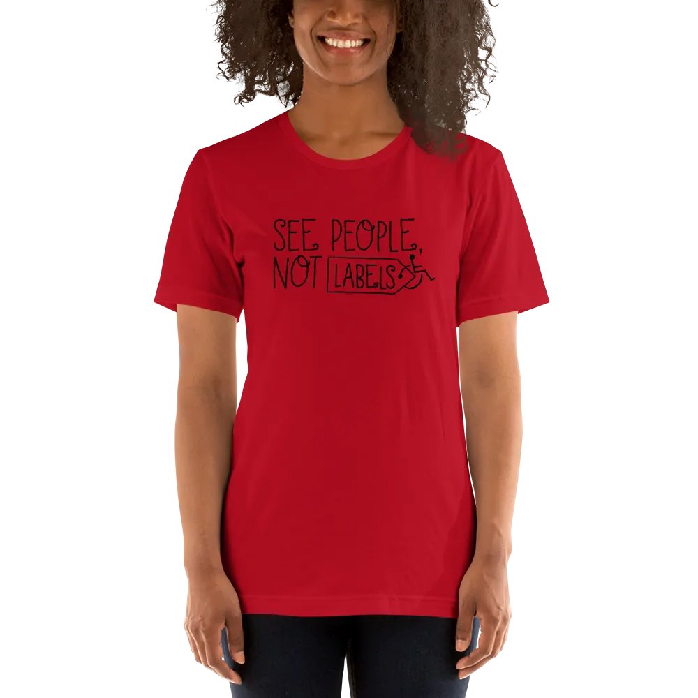 See People, Not Labels (Adult Unisex Light Color Shirts)