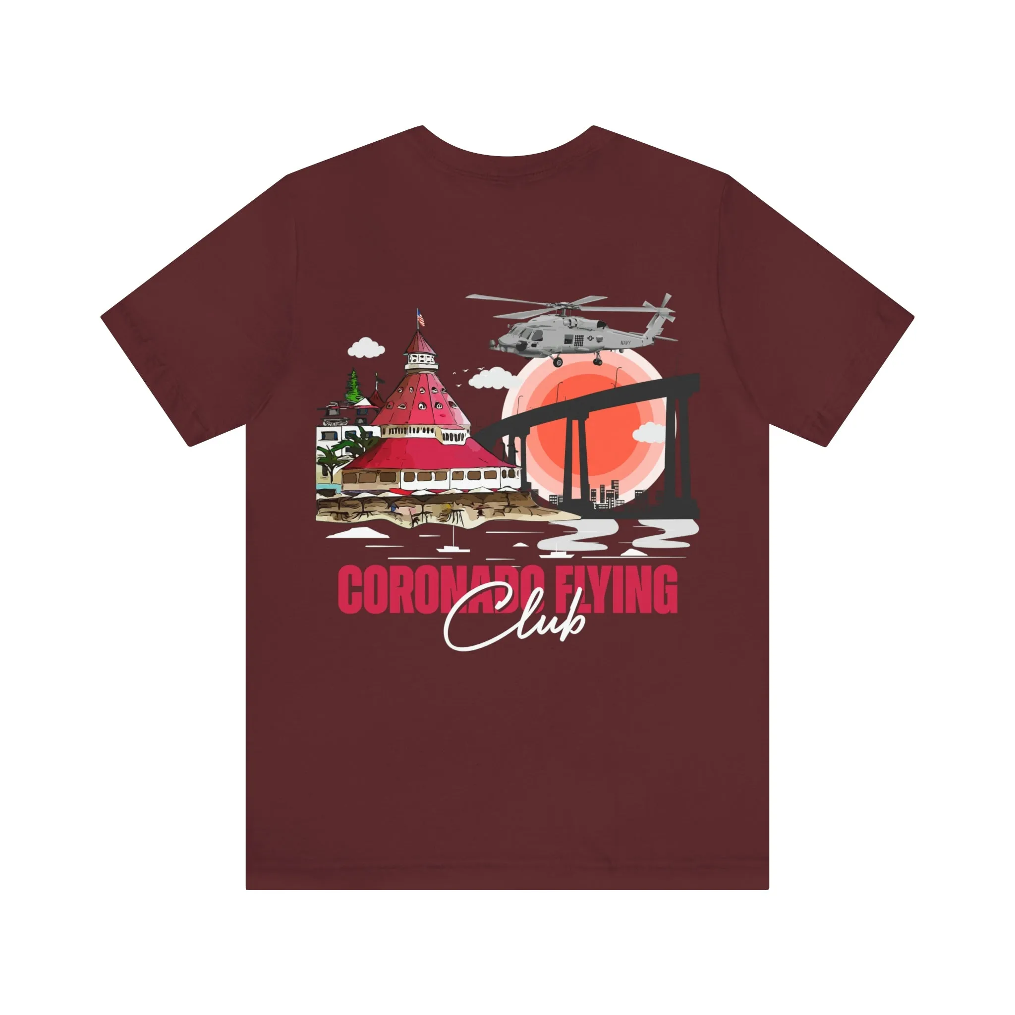 SH-60R Seahawk Coronado Flying Club (Dark Coloros) Tee
