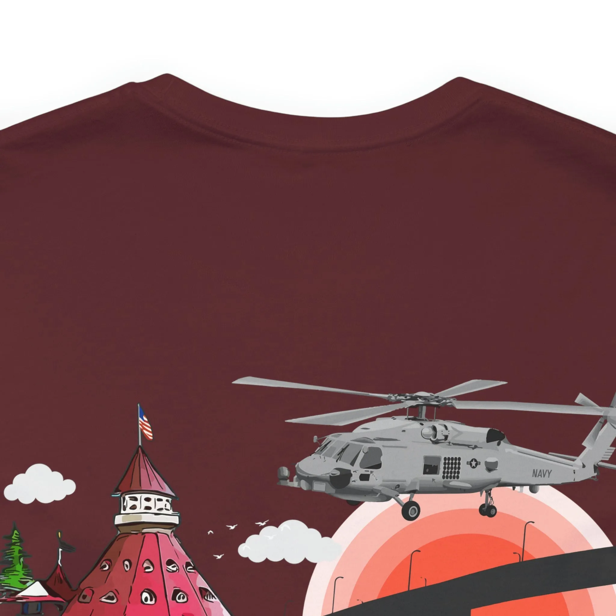 SH-60R Seahawk Coronado Flying Club (Dark Coloros) Tee