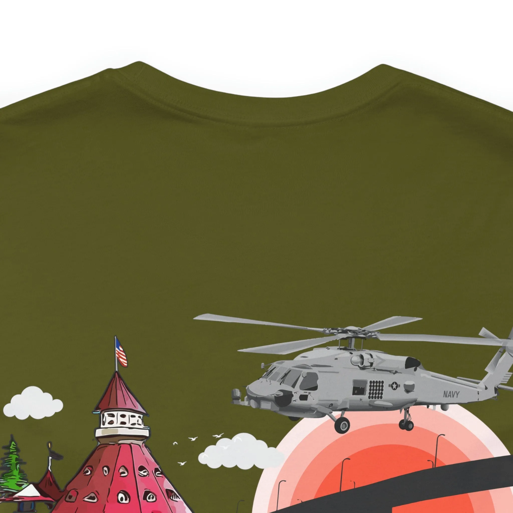 SH-60R Seahawk Coronado Flying Club (Dark Coloros) Tee