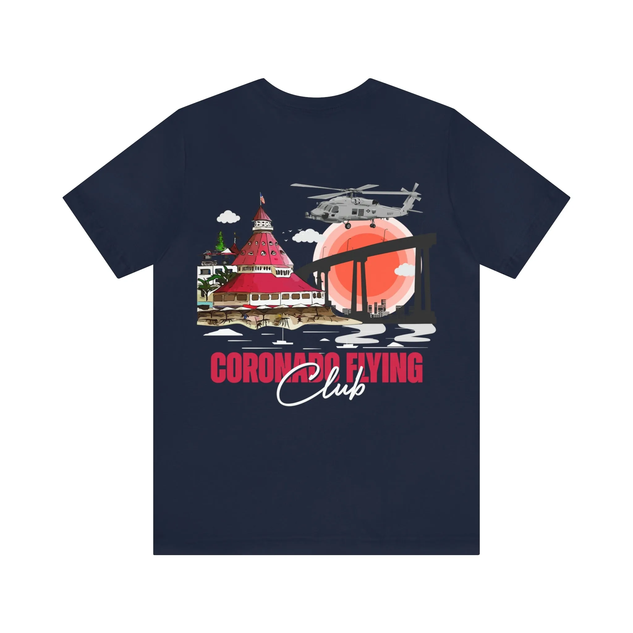 SH-60R Seahawk Coronado Flying Club (Dark Coloros) Tee