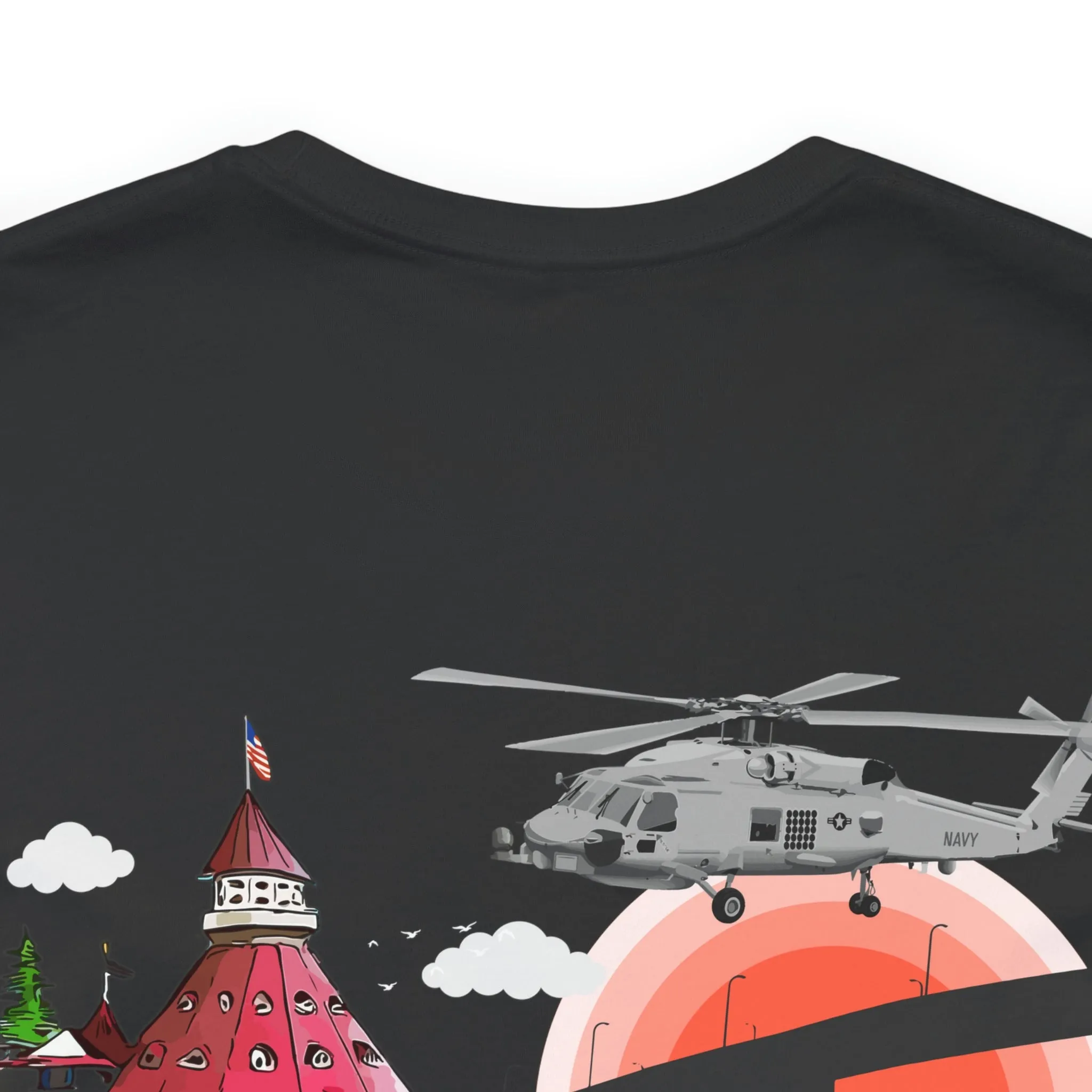 SH-60R Seahawk Coronado Flying Club (Dark Coloros) Tee
