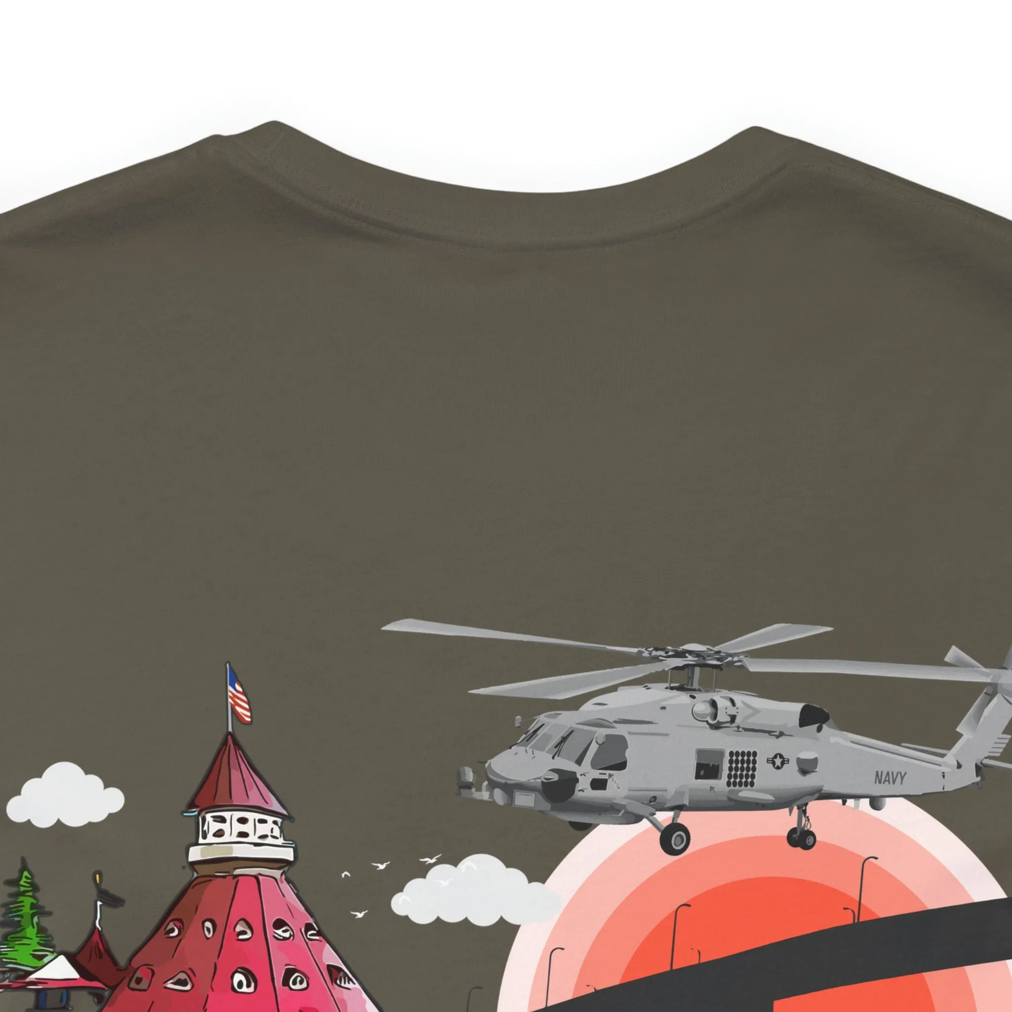SH-60R Seahawk Coronado Flying Club (Dark Coloros) Tee