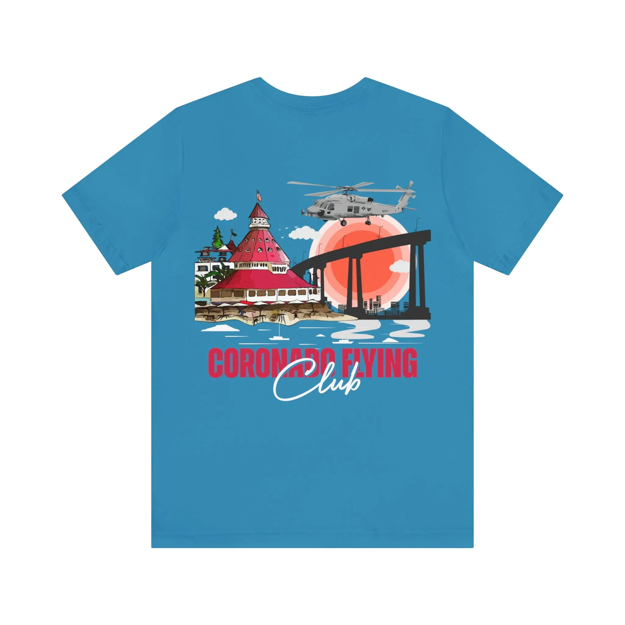 SH-60R Seahawk Coronado Flying Club (Dark Coloros) Tee