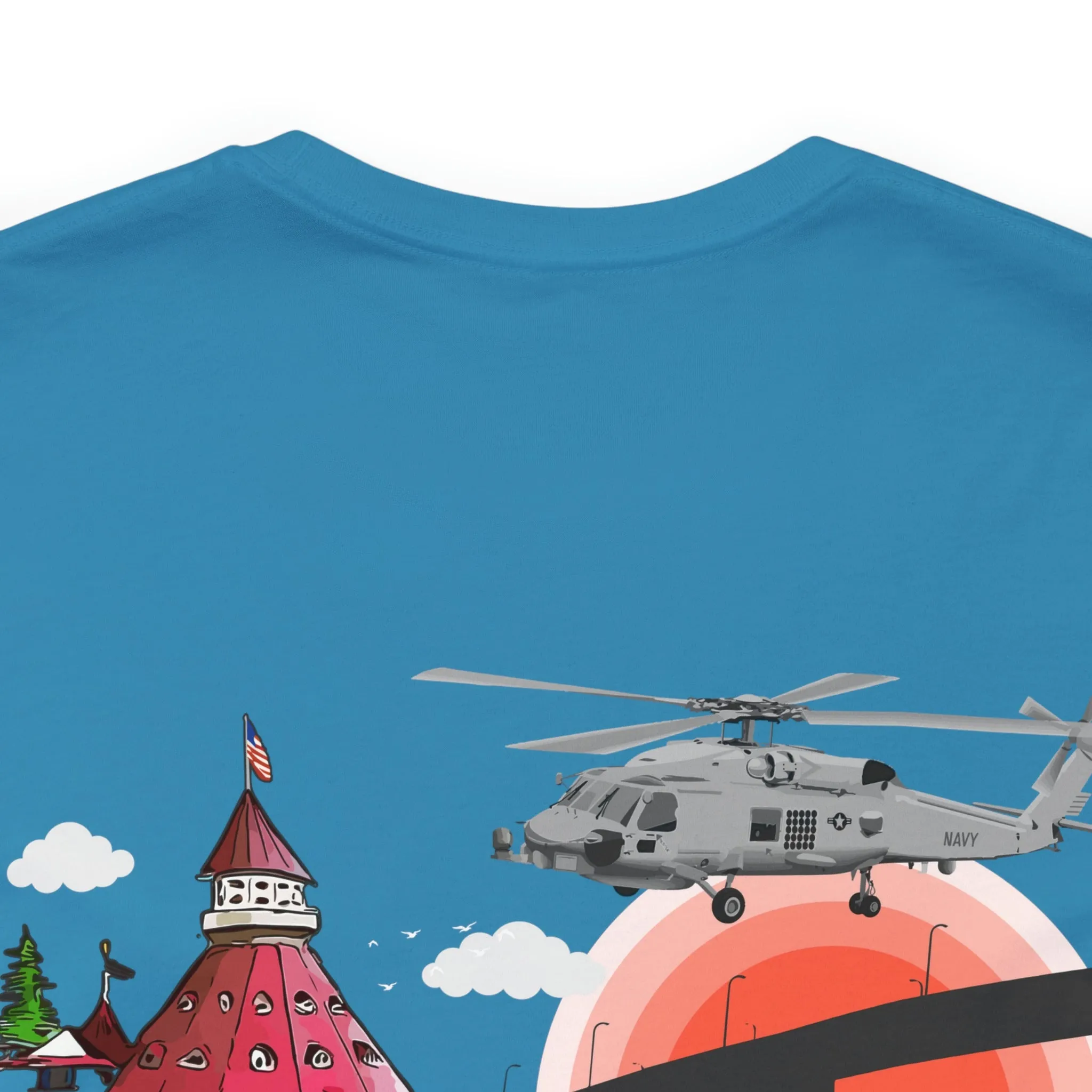 SH-60R Seahawk Coronado Flying Club (Dark Coloros) Tee