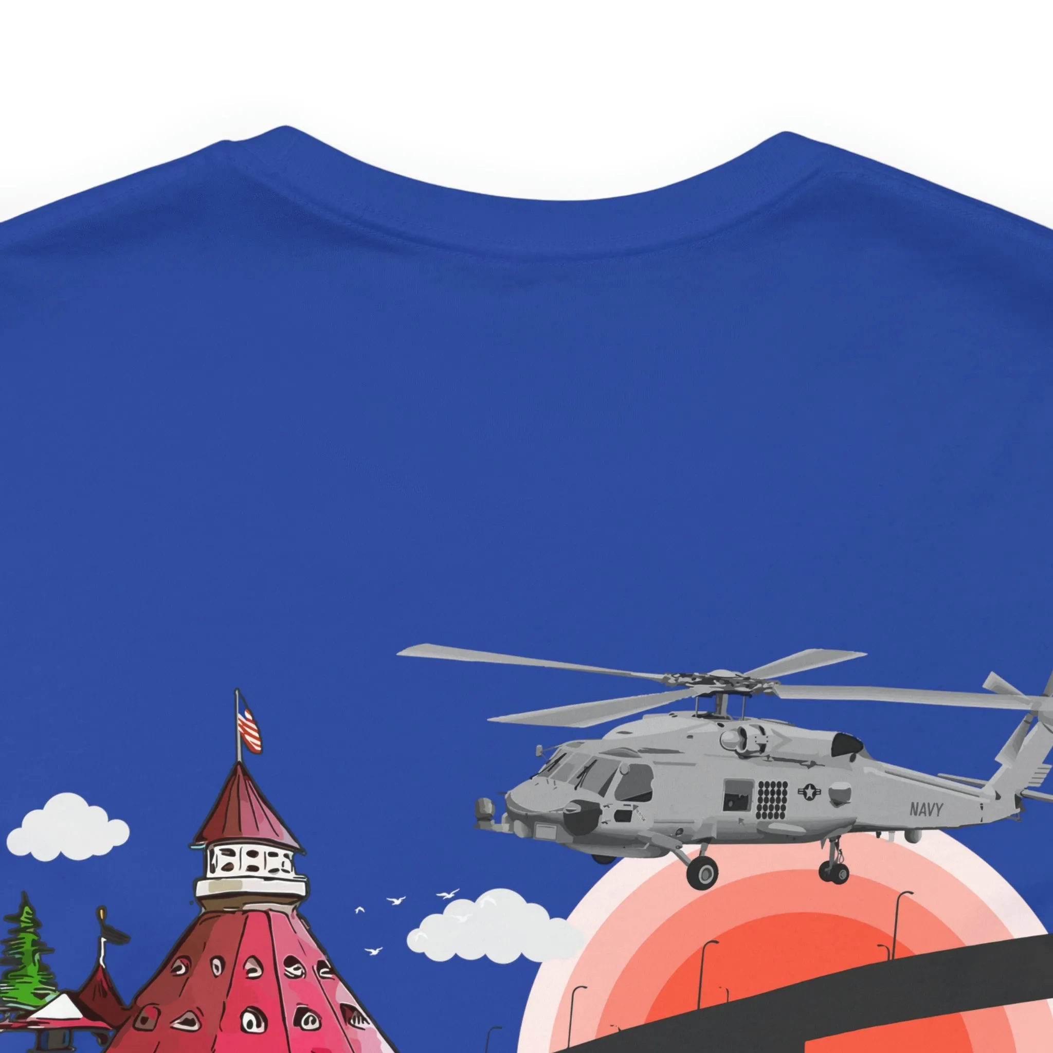 SH-60R Seahawk Coronado Flying Club (Dark Coloros) Tee
