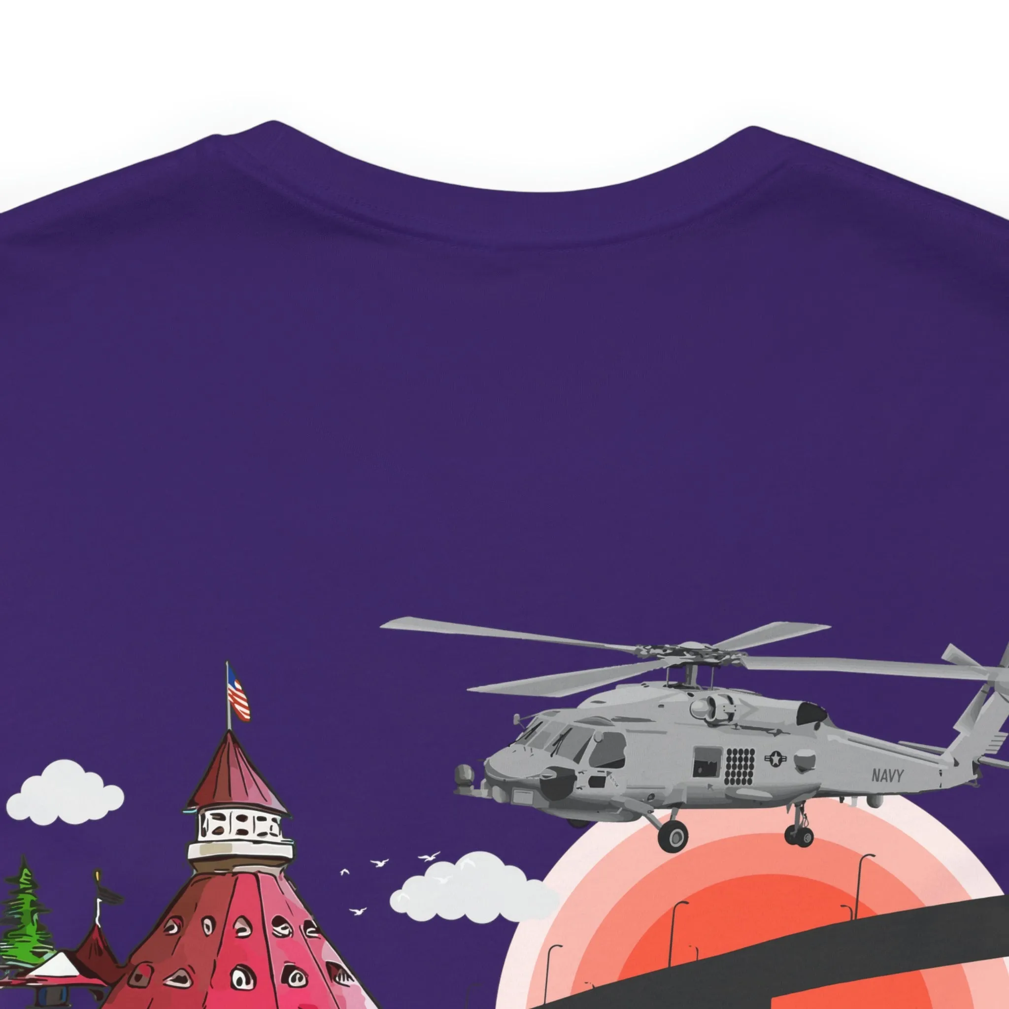SH-60R Seahawk Coronado Flying Club (Dark Coloros) Tee