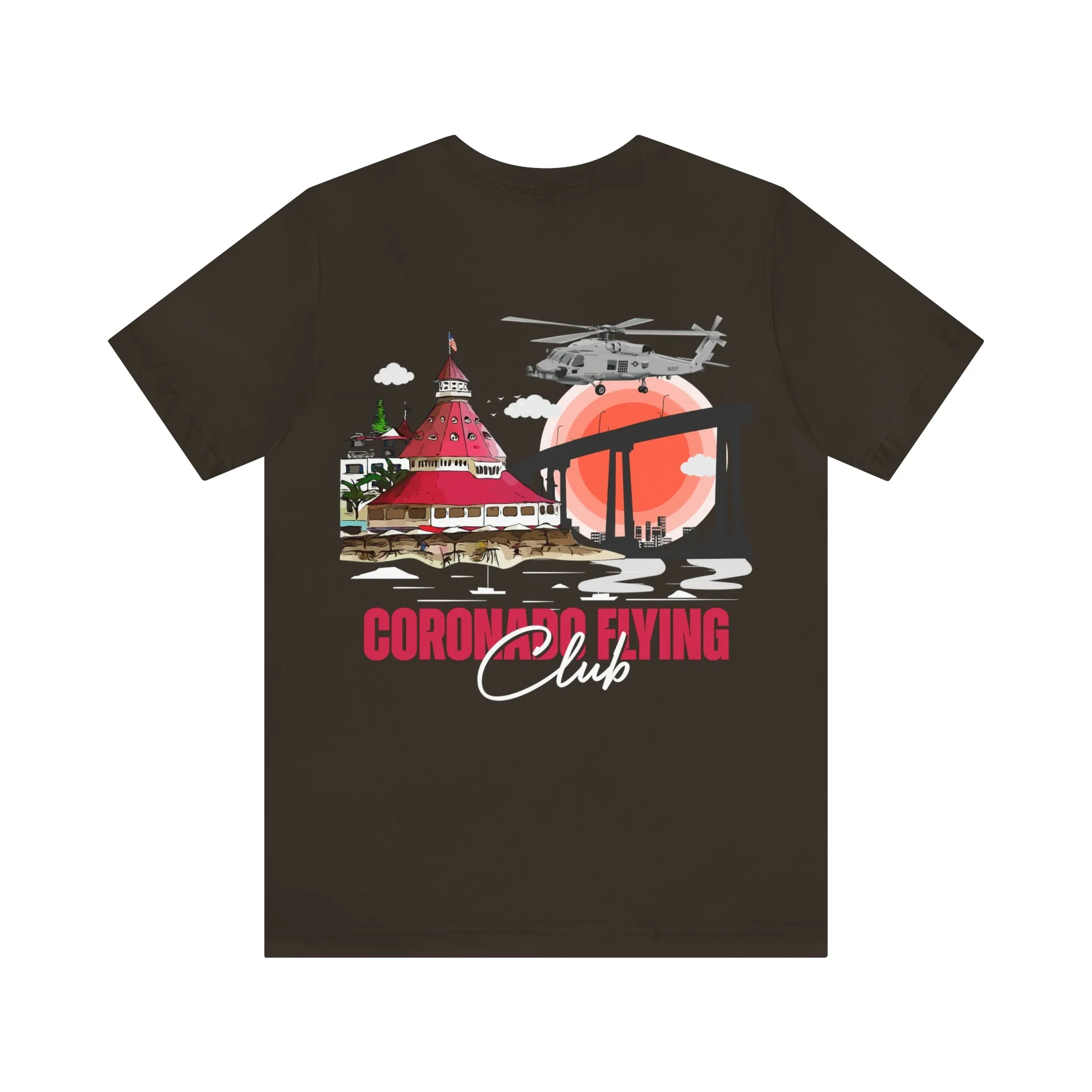 SH-60R Seahawk Coronado Flying Club (Dark Coloros) Tee