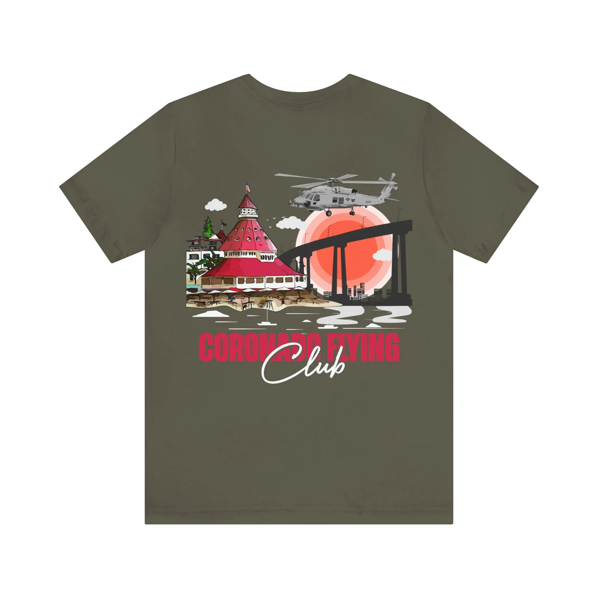 SH-60R Seahawk Coronado Flying Club (Dark Coloros) Tee