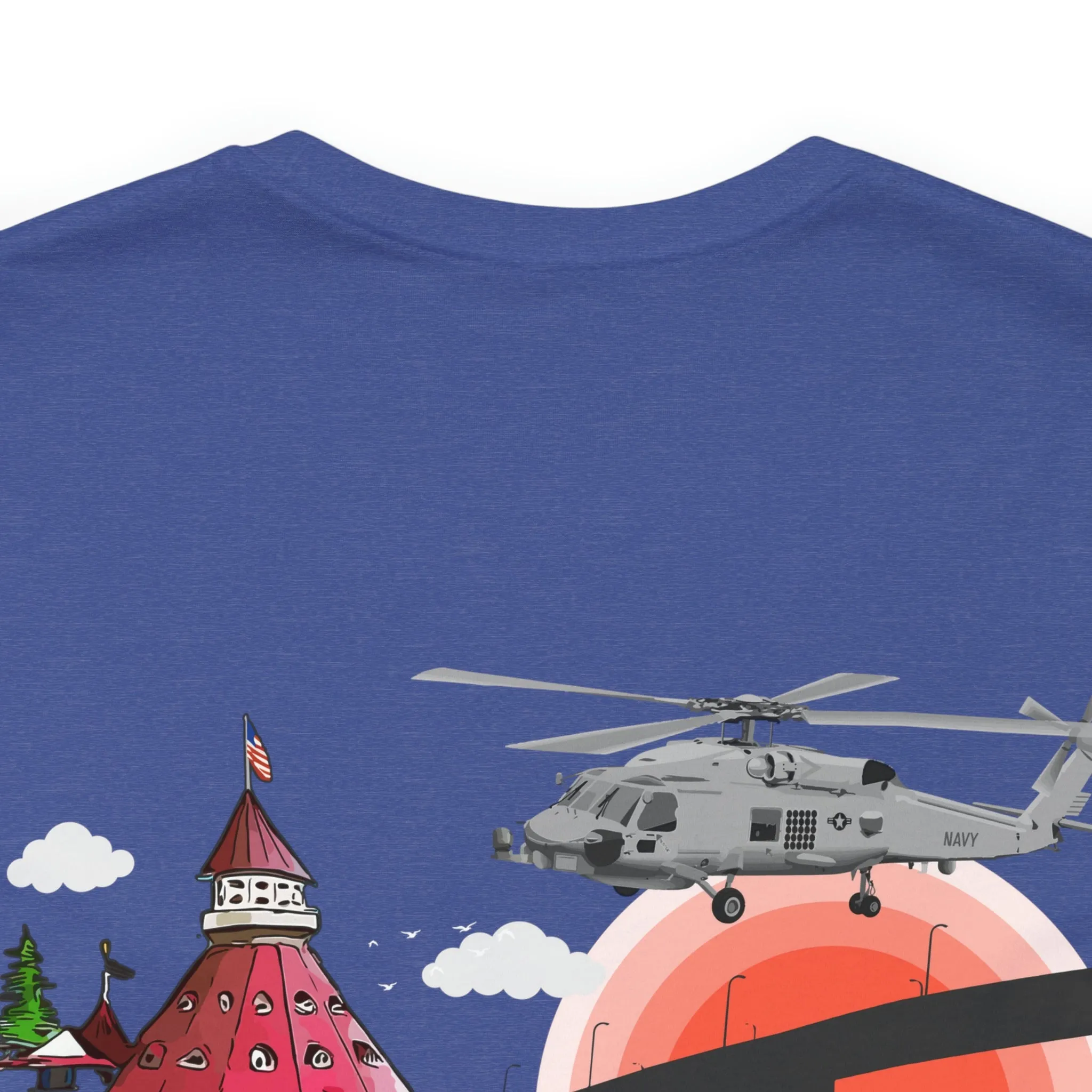 SH-60R Seahawk Coronado Flying Club (Dark Coloros) Tee