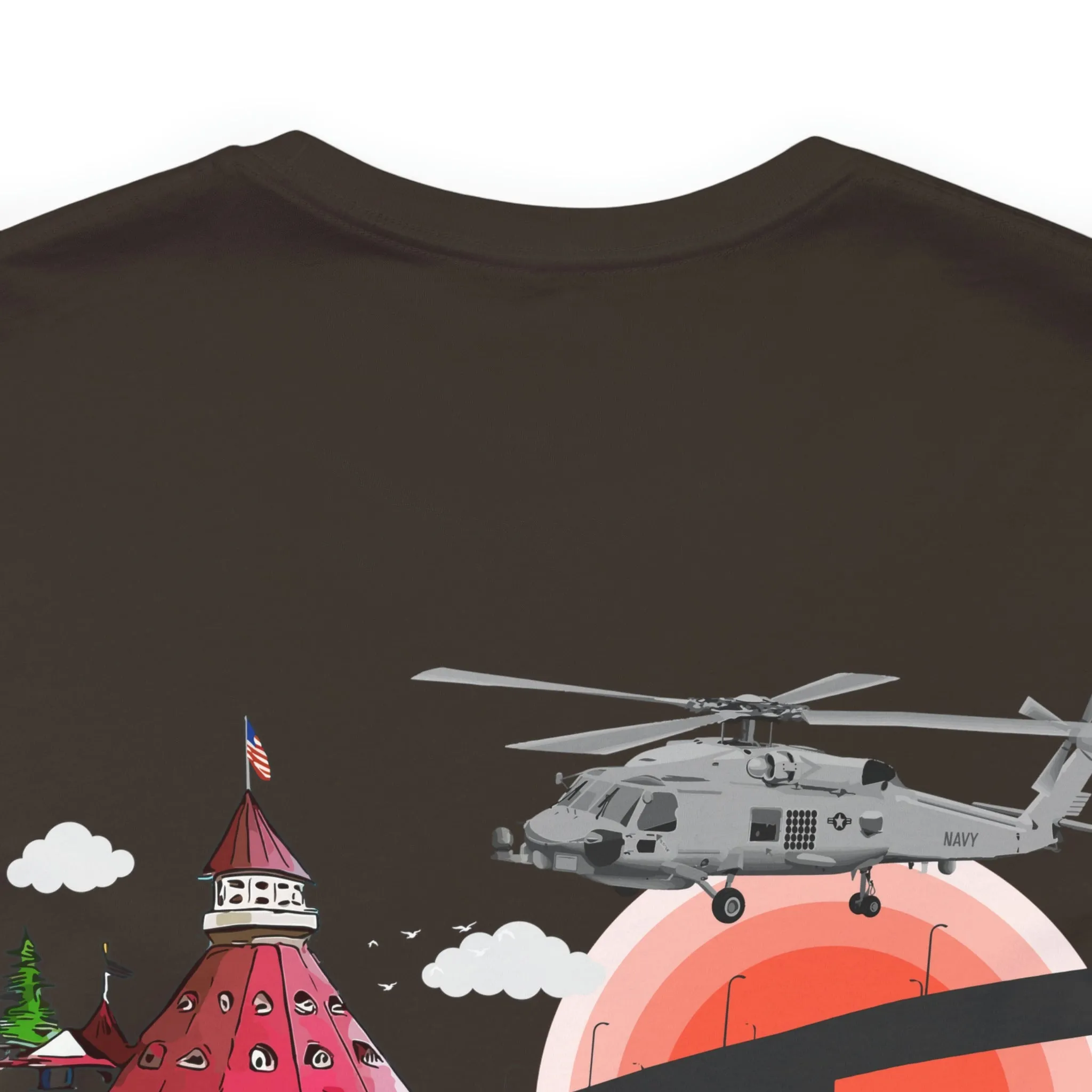 SH-60R Seahawk Coronado Flying Club (Dark Coloros) Tee
