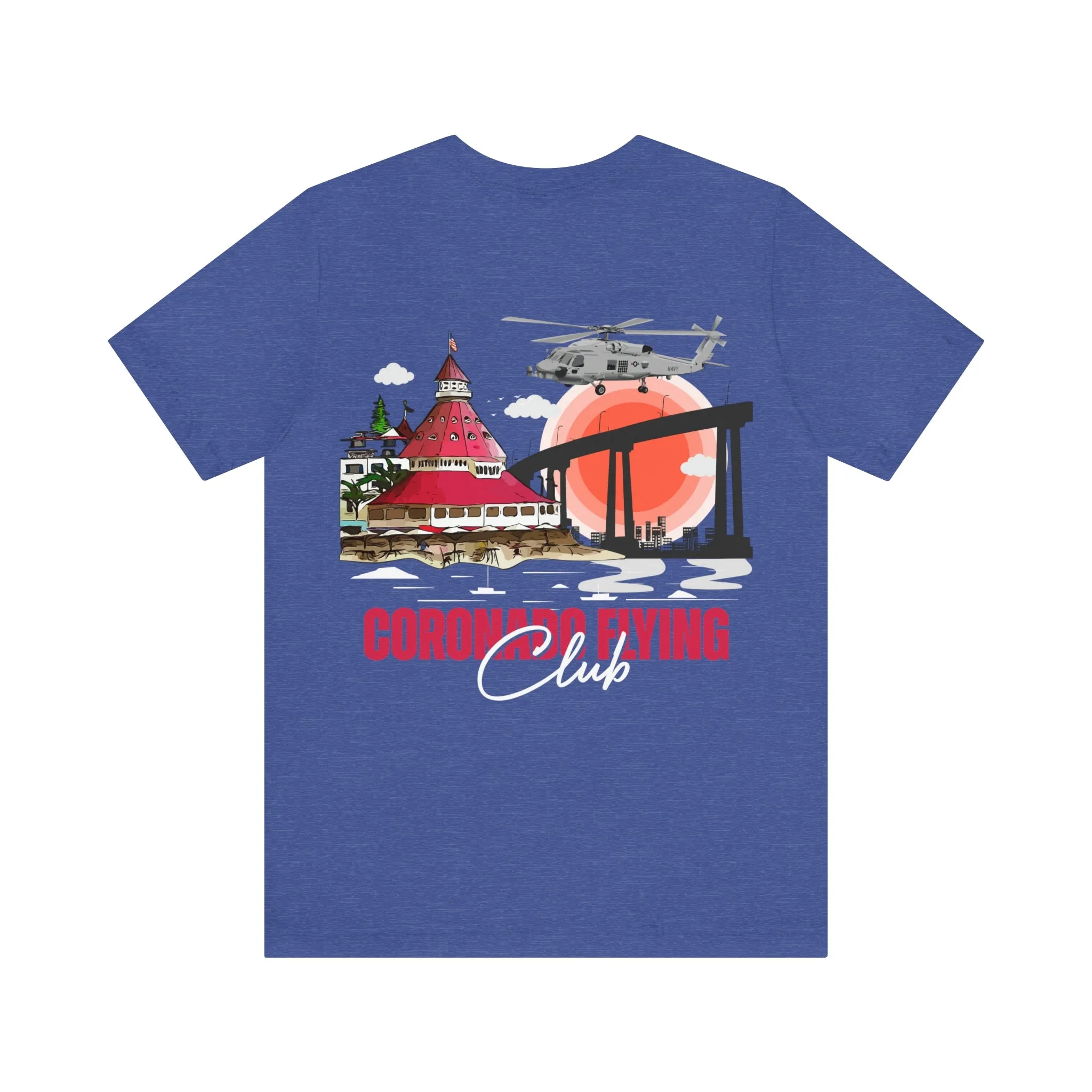 SH-60R Seahawk Coronado Flying Club (Dark Coloros) Tee