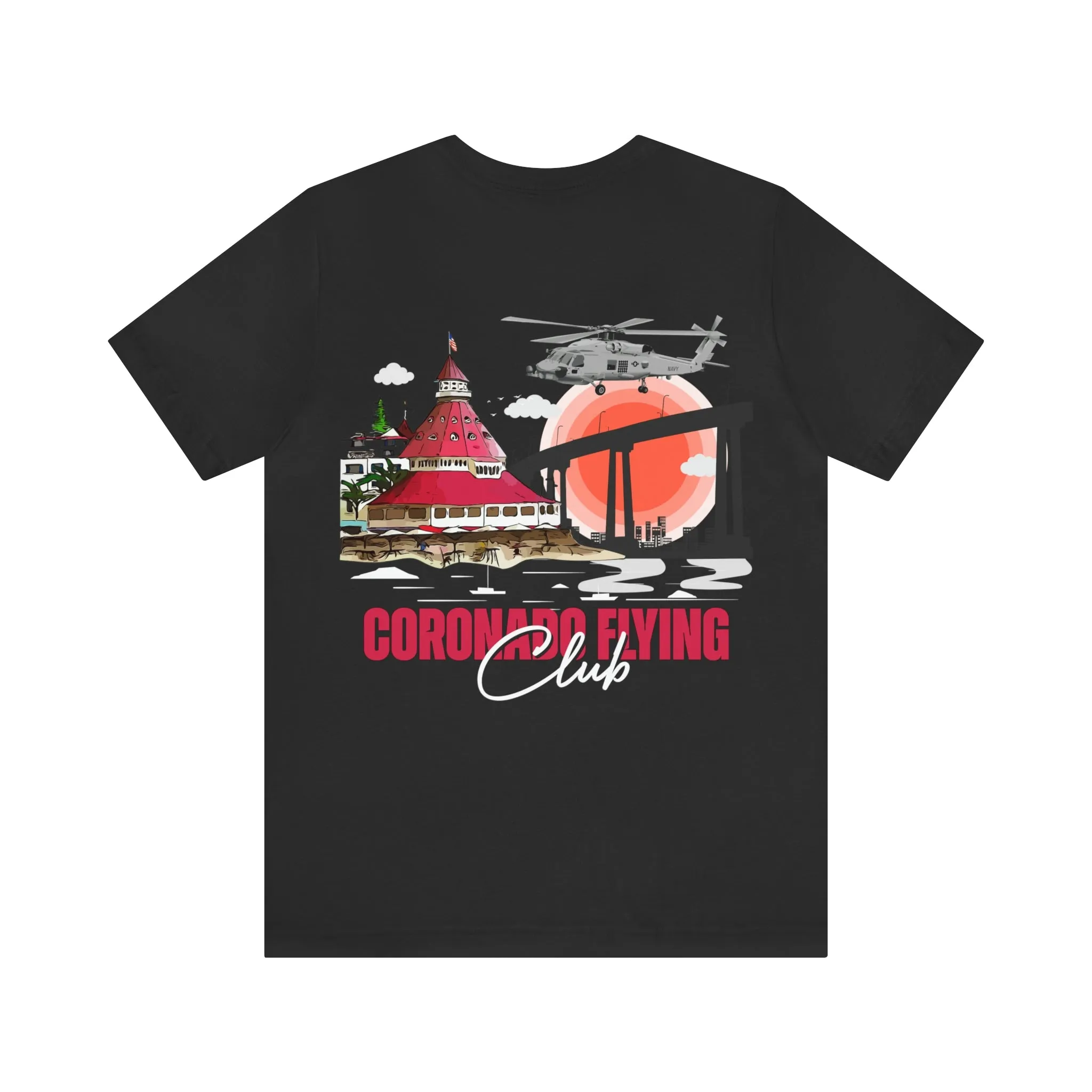 SH-60R Seahawk Coronado Flying Club (Dark Coloros) Tee