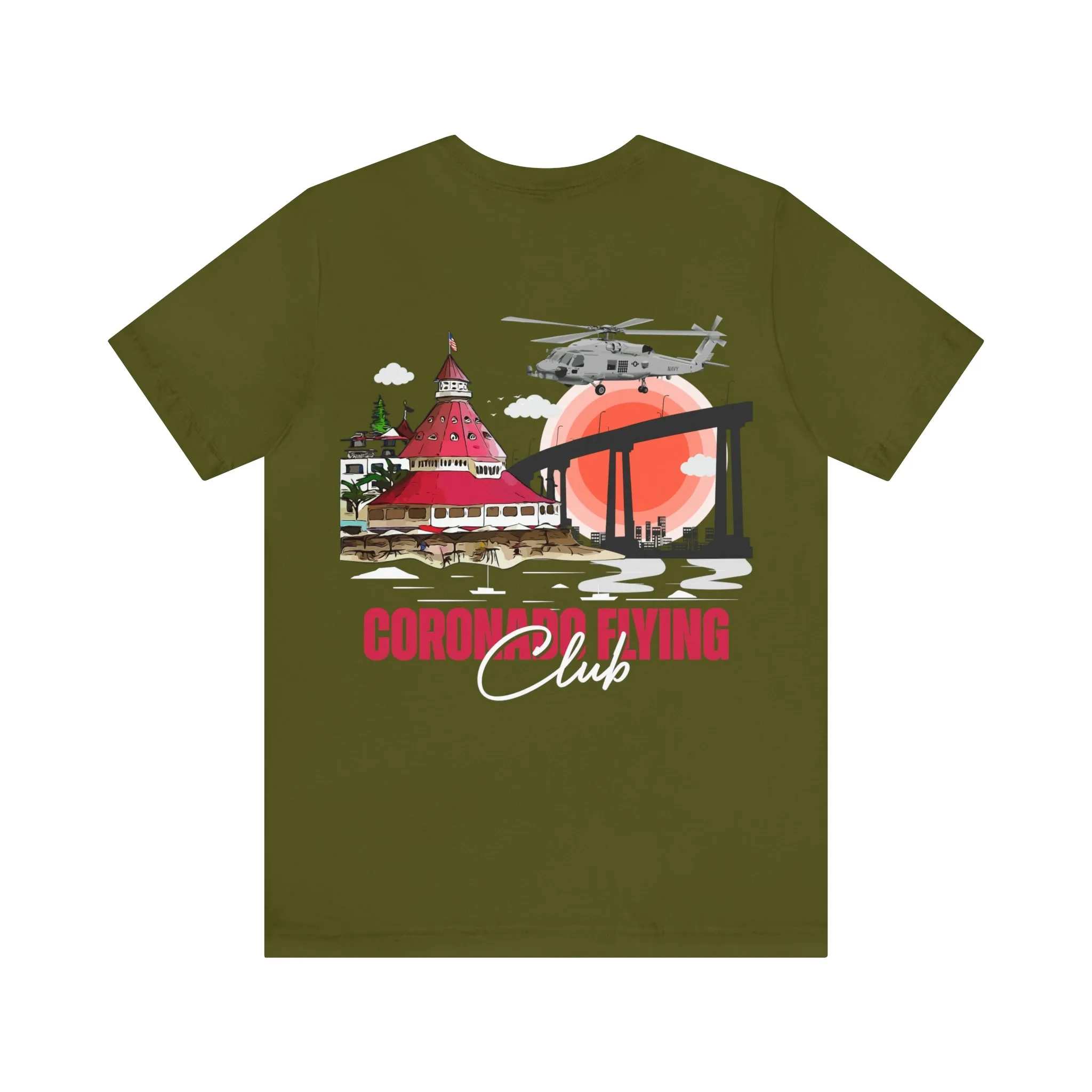 SH-60R Seahawk Coronado Flying Club (Dark Coloros) Tee