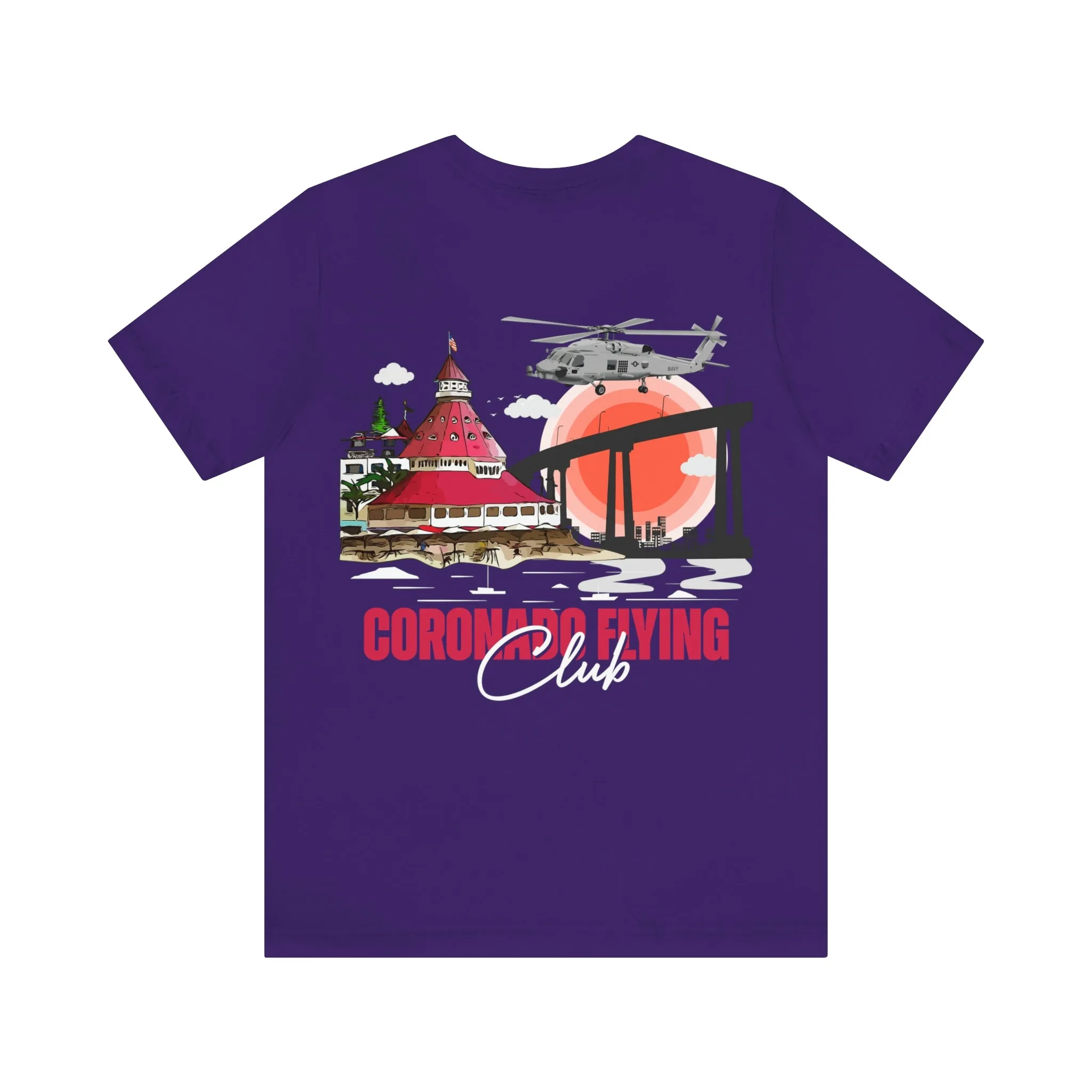 SH-60R Seahawk Coronado Flying Club (Dark Coloros) Tee