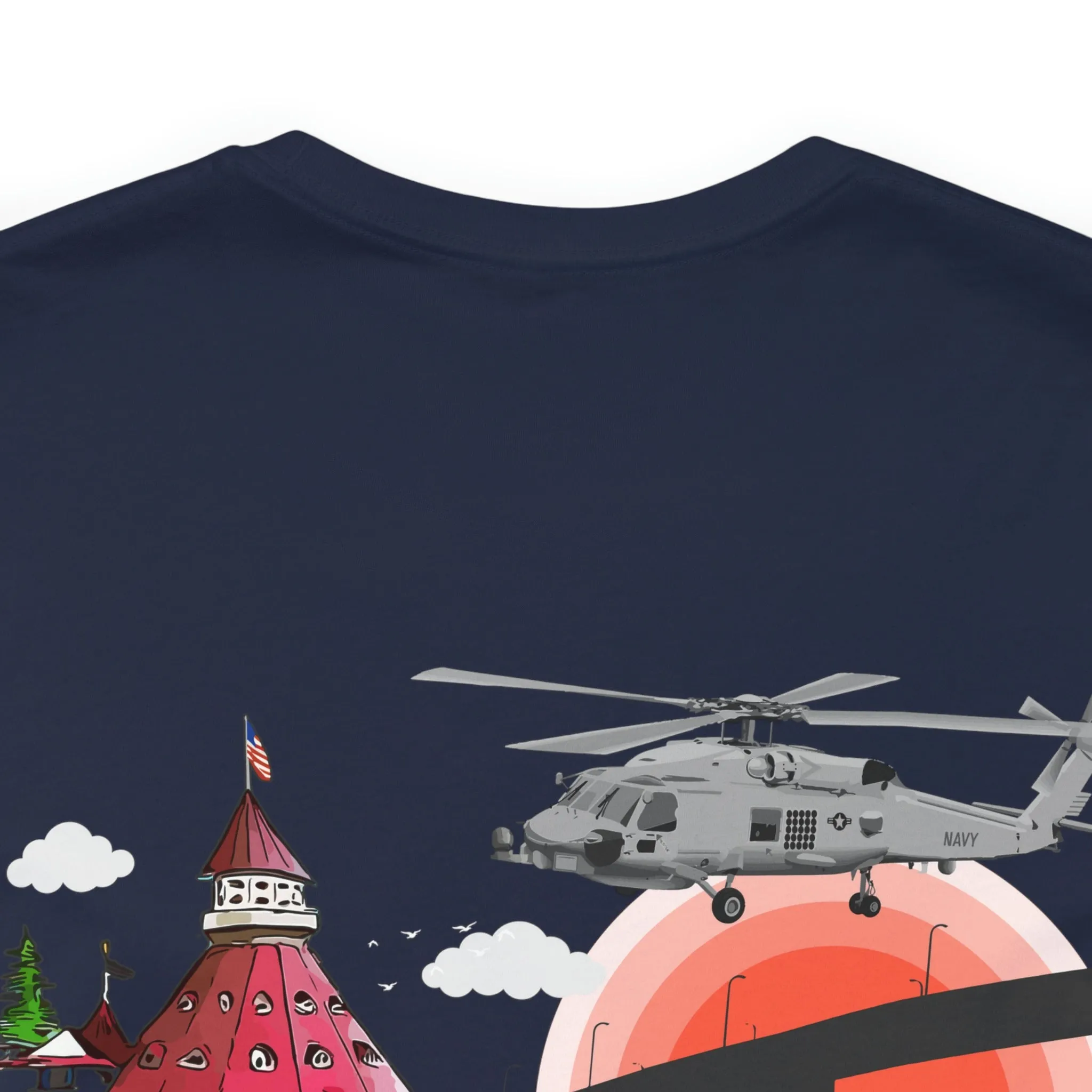 SH-60R Seahawk Coronado Flying Club (Dark Coloros) Tee
