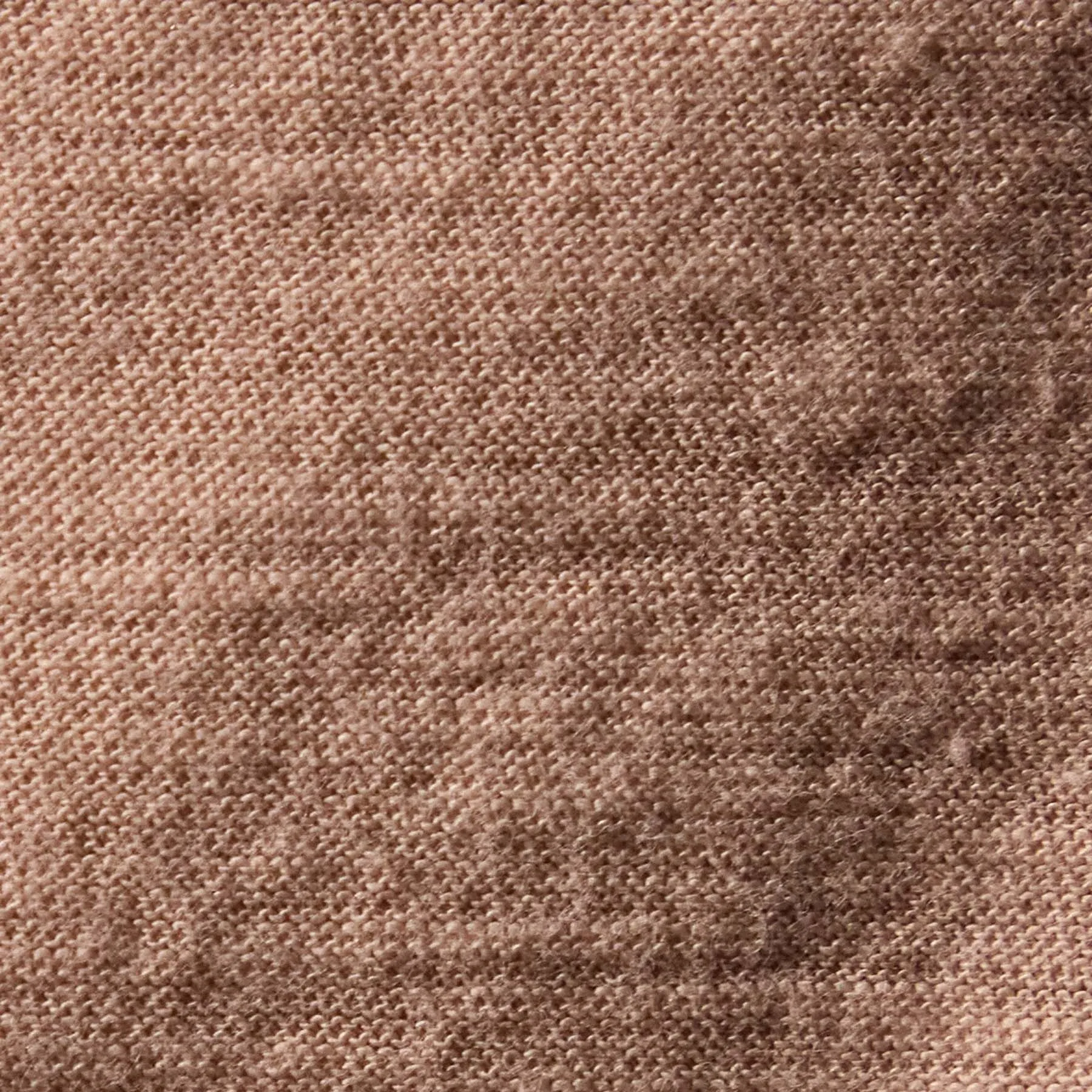 Sheer Slub Crew Neck Tee - Rose Nude