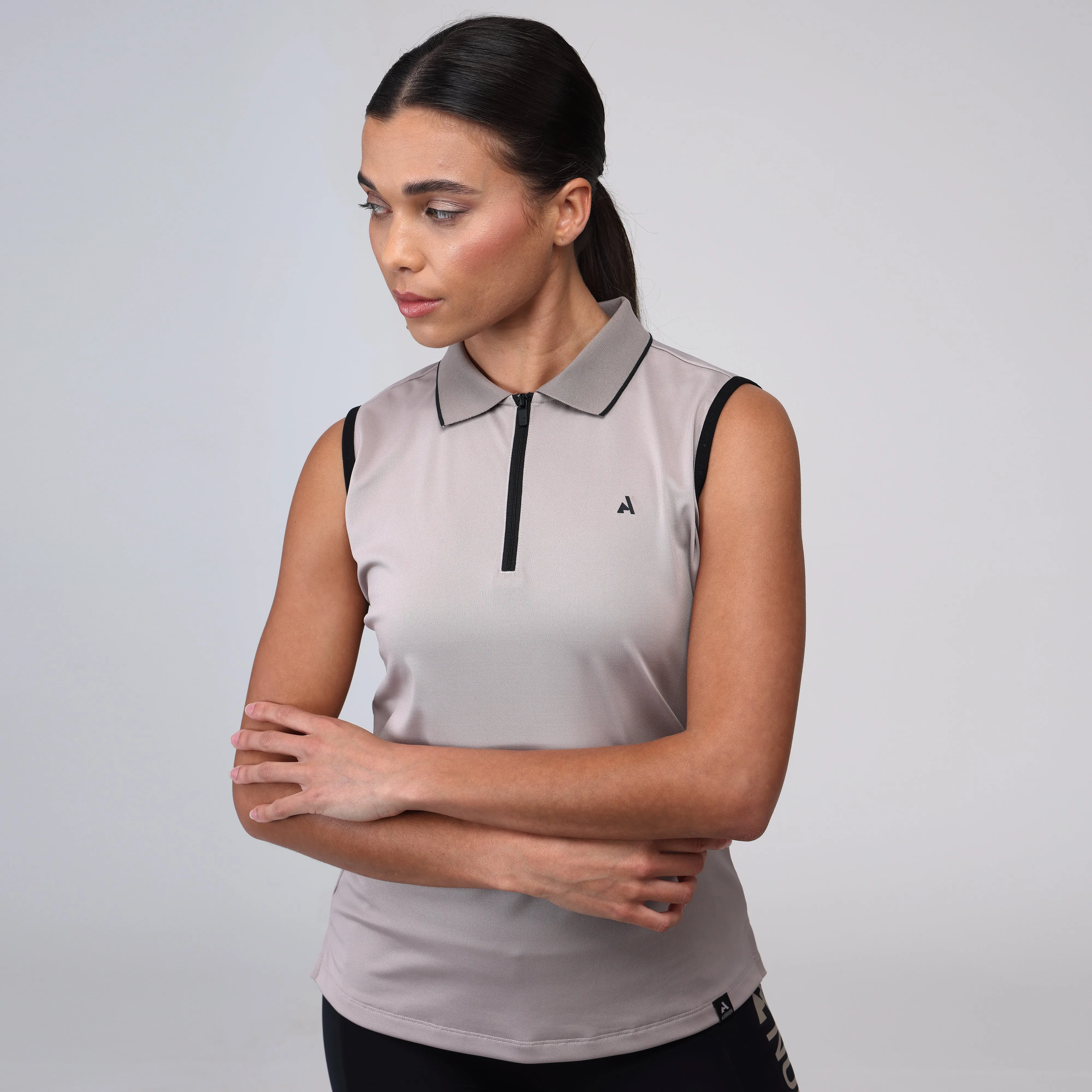 Shires Aubrion Ladies React Sleeveless Tech Polo