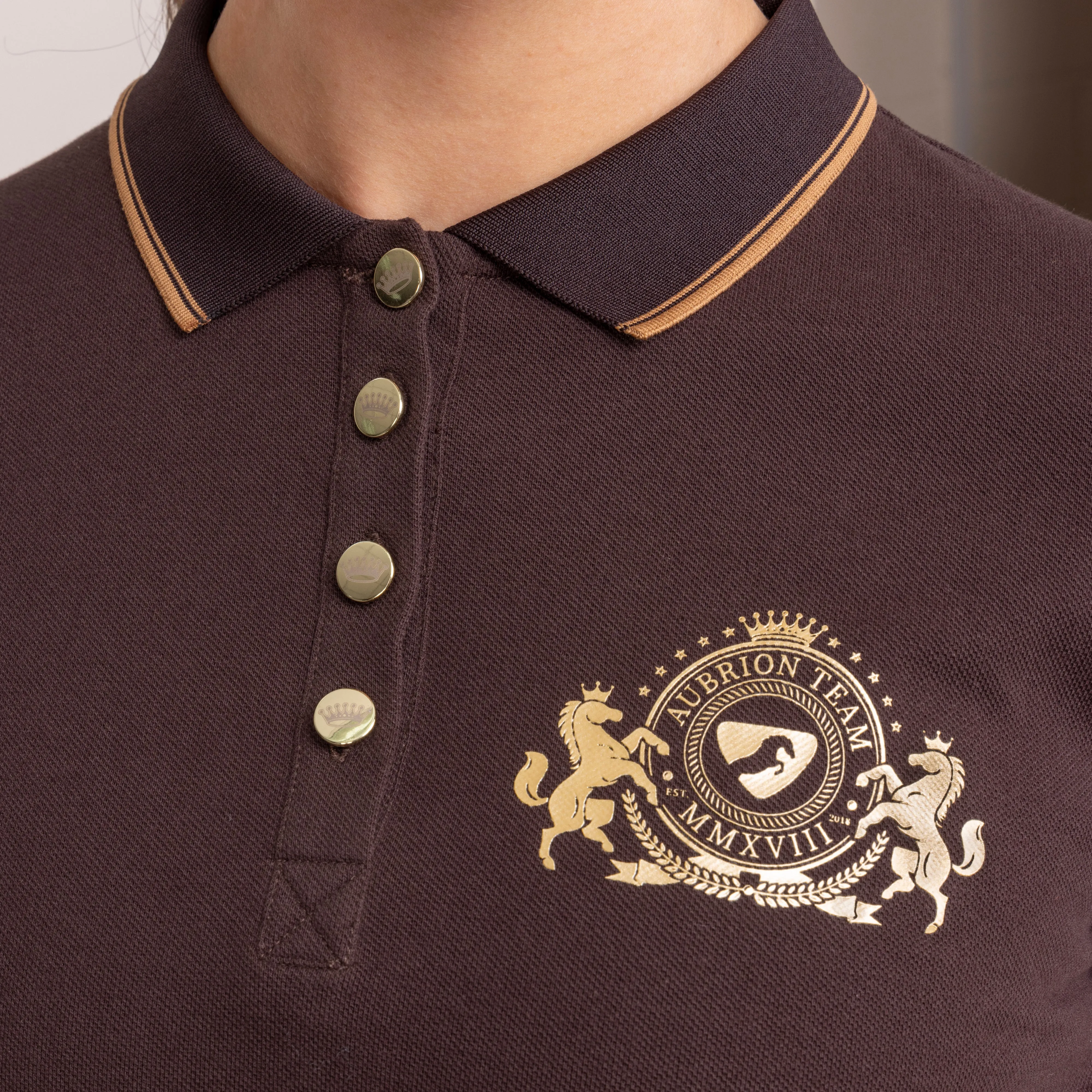Shires Aubrion Team Ladies Short Sleeve Polo
