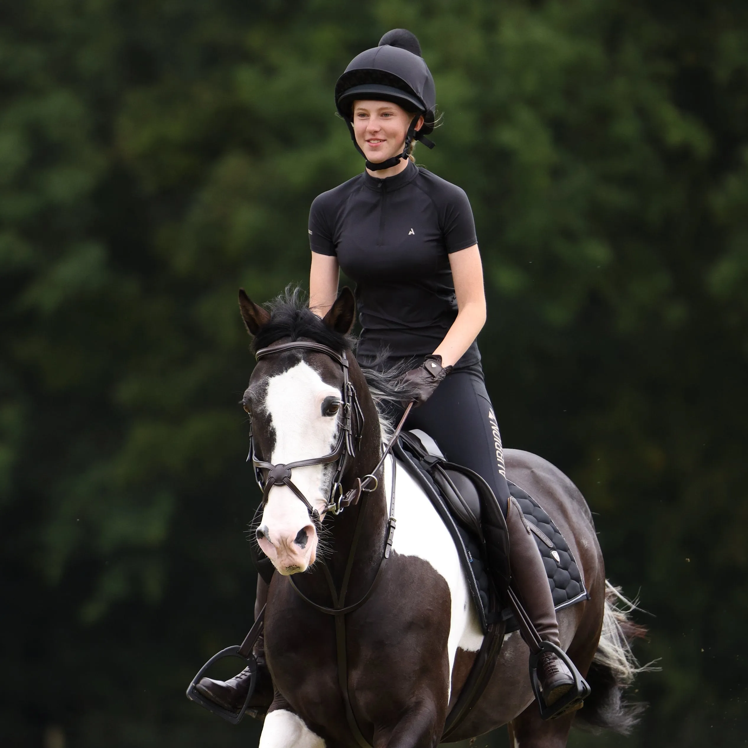 Shires Aubrion Young Rider React Short Sleeve Base Layer