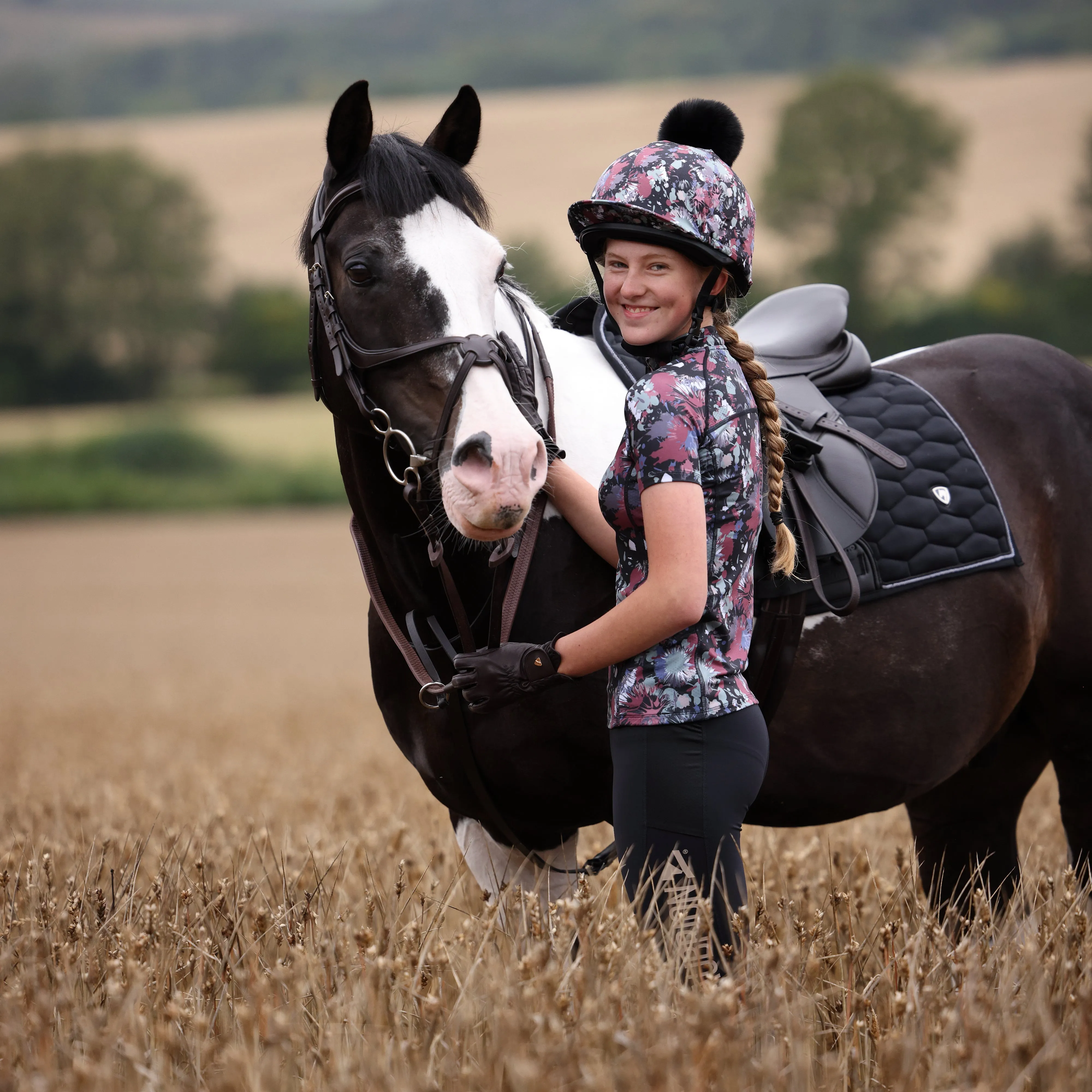 Shires Aubrion Young Rider React Short Sleeve Base Layer