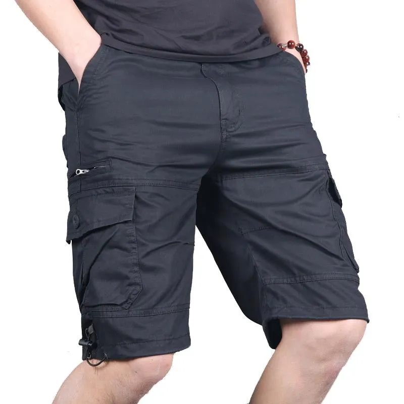 Short cargo ample multi-poches tendance vintage