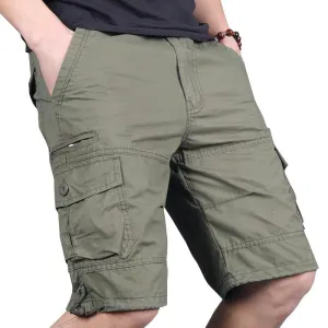 Short cargo ample multi-poches tendance vintage