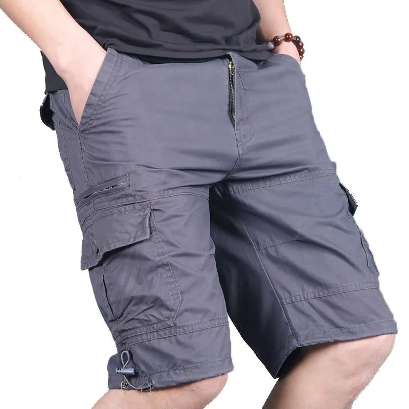 Short cargo ample multi-poches tendance vintage