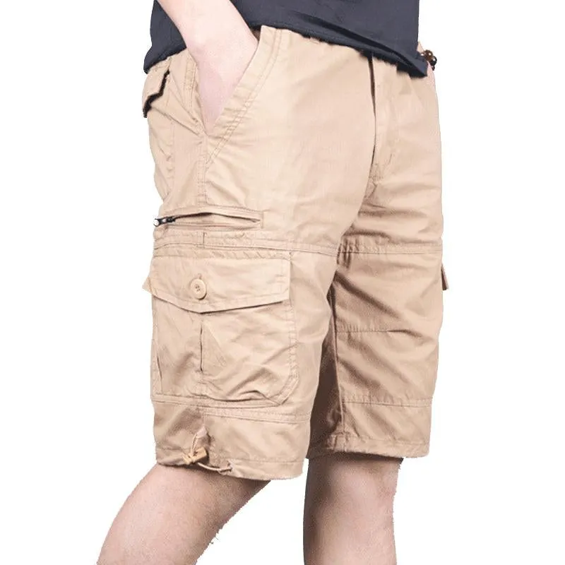 Short cargo ample multi-poches tendance vintage