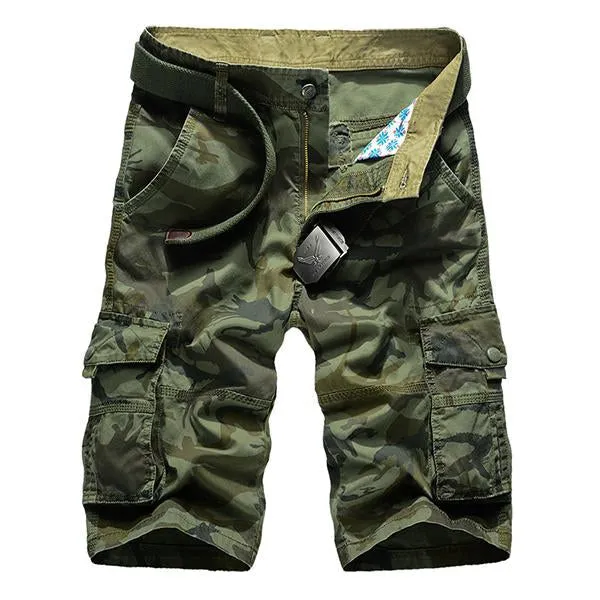 Short Cargo Camo Vintage (Ceinture Exclue)