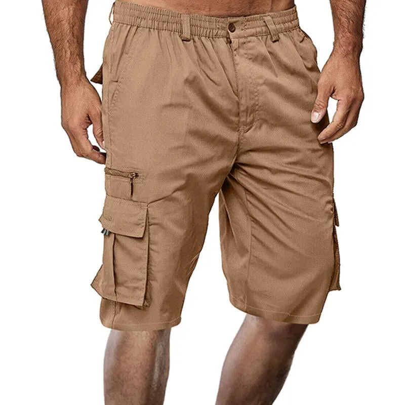 Short cargo vintage à plusieurs poches