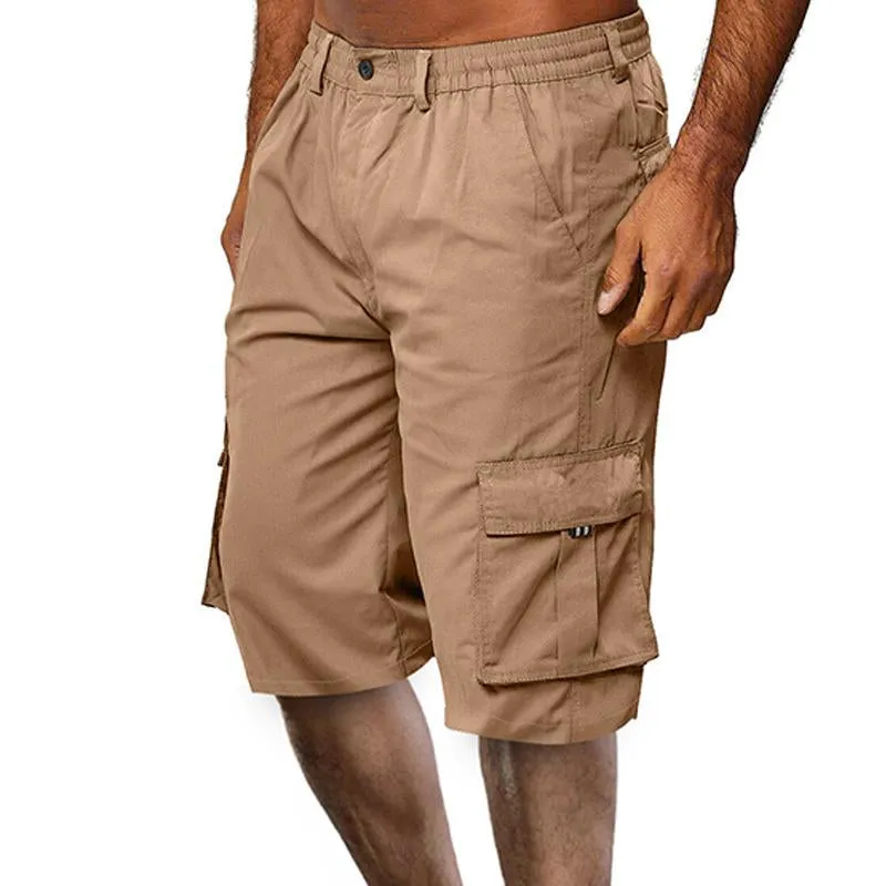 Short cargo vintage à plusieurs poches