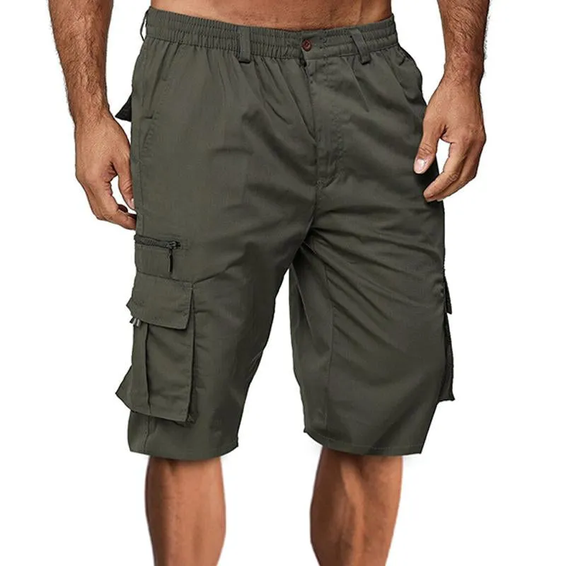 Short cargo vintage à plusieurs poches