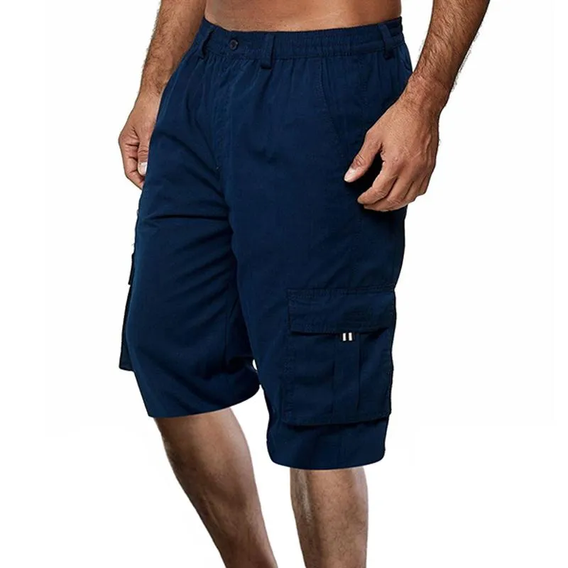 Short cargo vintage à plusieurs poches