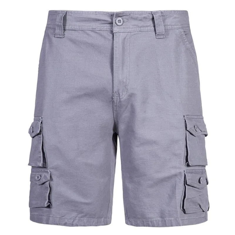 Short multi-poches en coton pour homme vintage