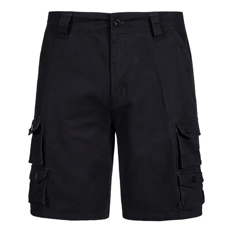 Short multi-poches en coton pour homme vintage