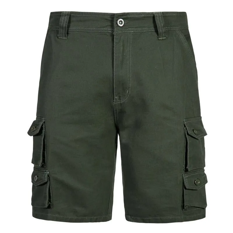 Short multi-poches en coton pour homme vintage