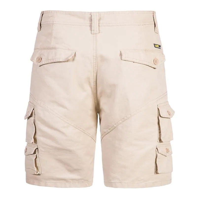 Short multi-poches en coton pour homme vintage