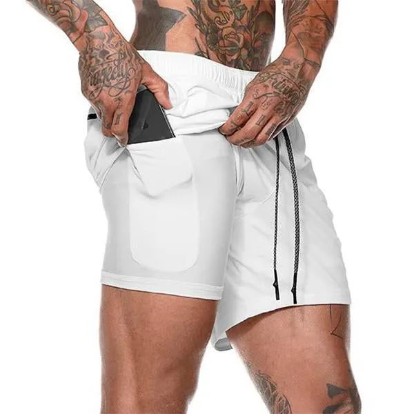 Short à séchage rapide double épaisseur vintage
