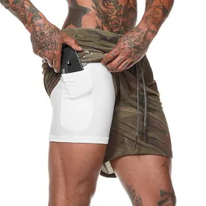 Short à séchage rapide double épaisseur vintage