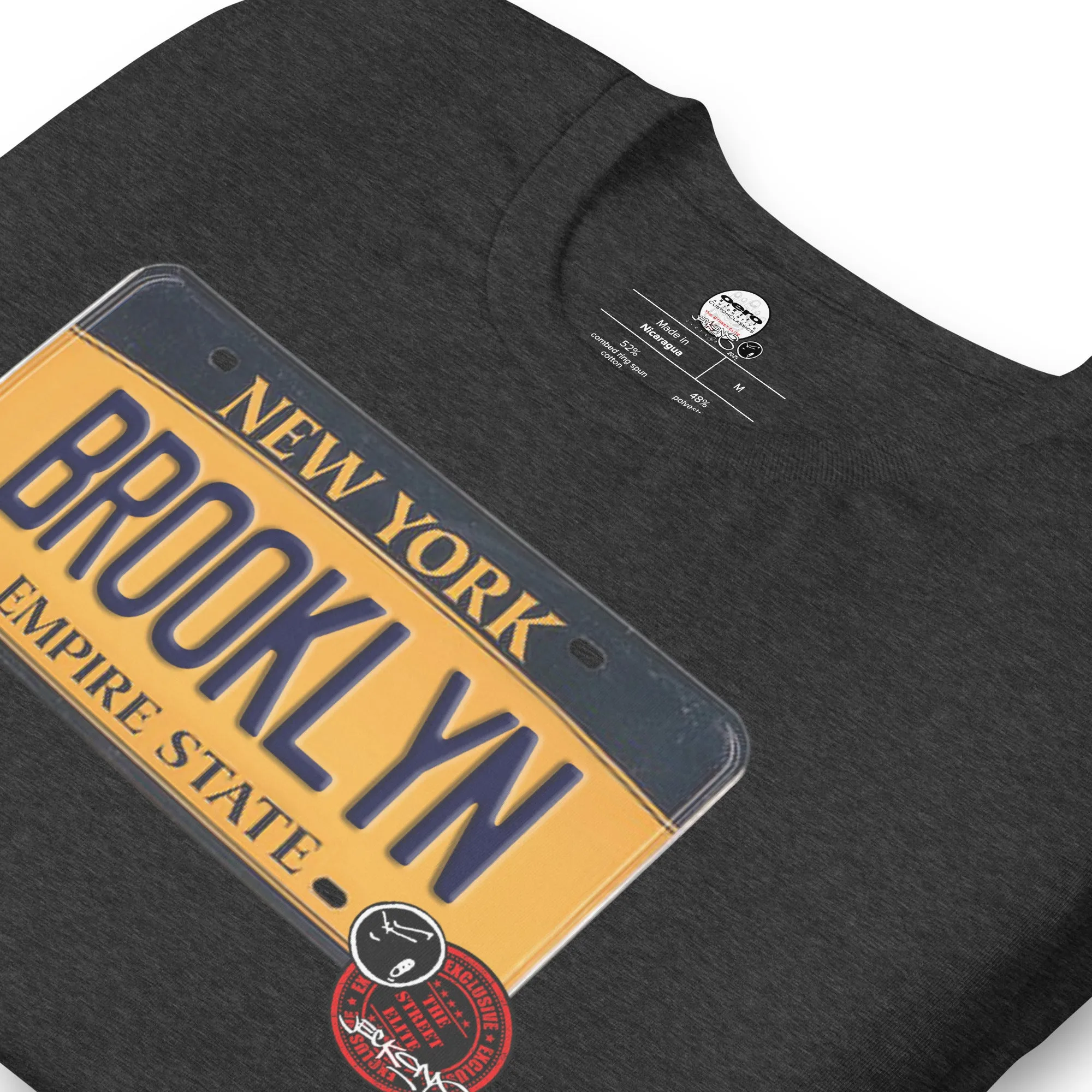 SHORT SLEEVE TEE SHIRT (uniSex) :  BROOKLYN 2021 (JECKONE X oeroSTREETautomotive Custom Classics)
