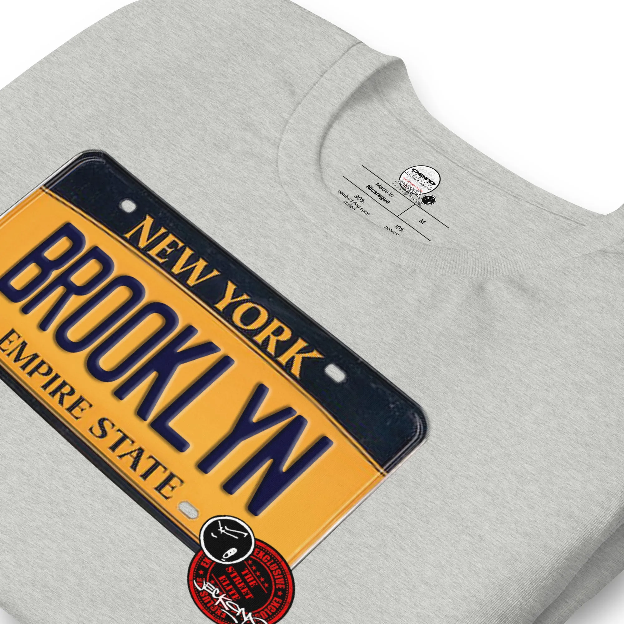 SHORT SLEEVE TEE SHIRT (uniSex) :  BROOKLYN 2021 (JECKONE X oeroSTREETautomotive Custom Classics)