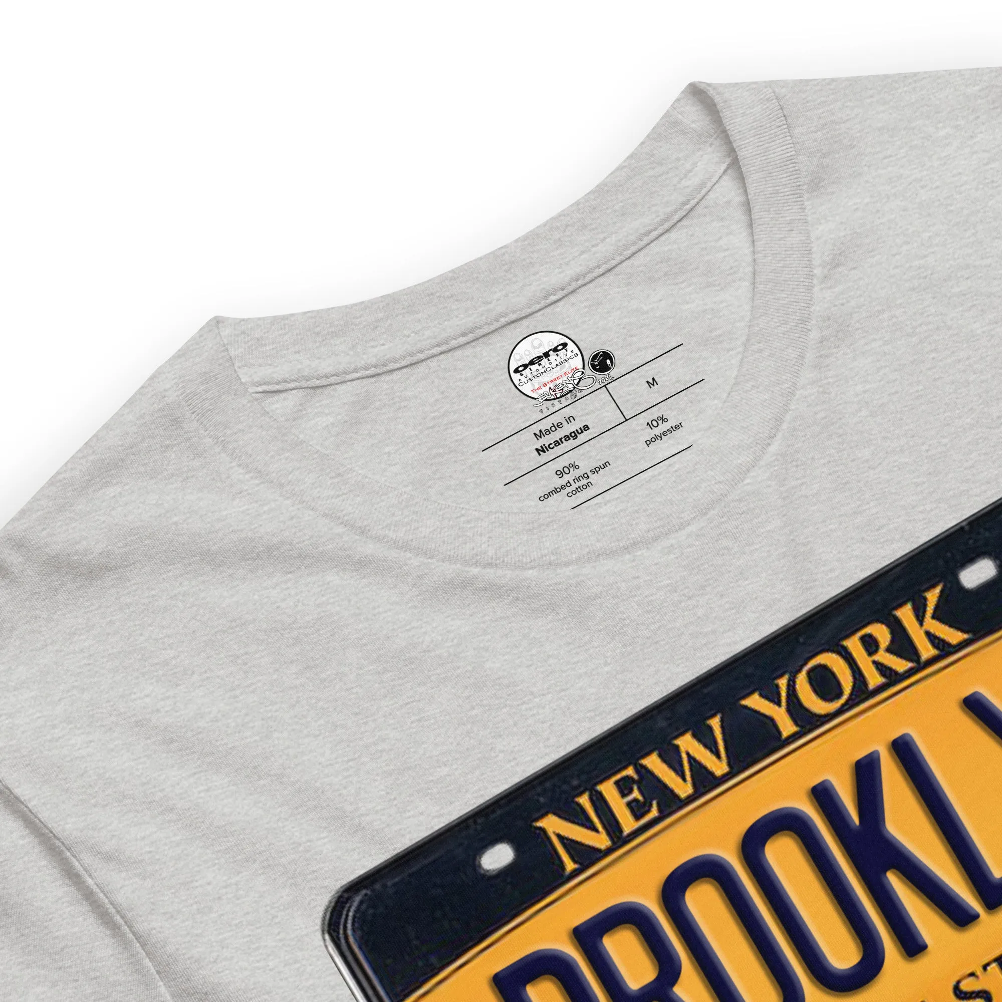 SHORT SLEEVE TEE SHIRT (uniSex) :  BROOKLYN 2021 (JECKONE X oeroSTREETautomotive Custom Classics)