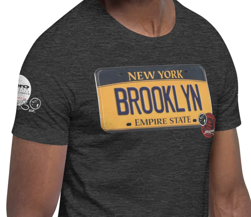 SHORT SLEEVE TEE SHIRT (uniSex) :  BROOKLYN 2021 (JECKONE X oeroSTREETautomotive Custom Classics)