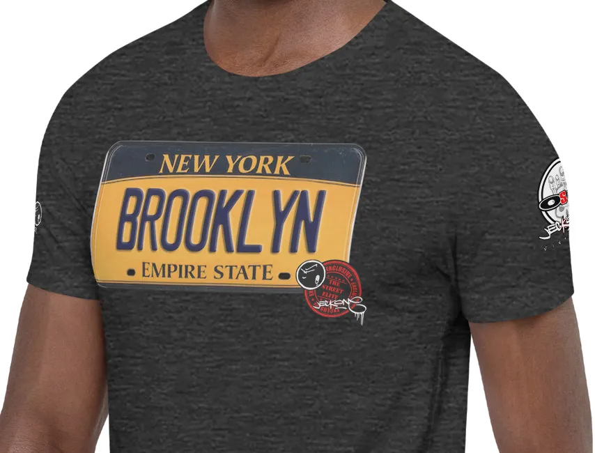 SHORT SLEEVE TEE SHIRT (uniSex) :  BROOKLYN 2021 (JECKONE X oeroSTREETautomotive Custom Classics)