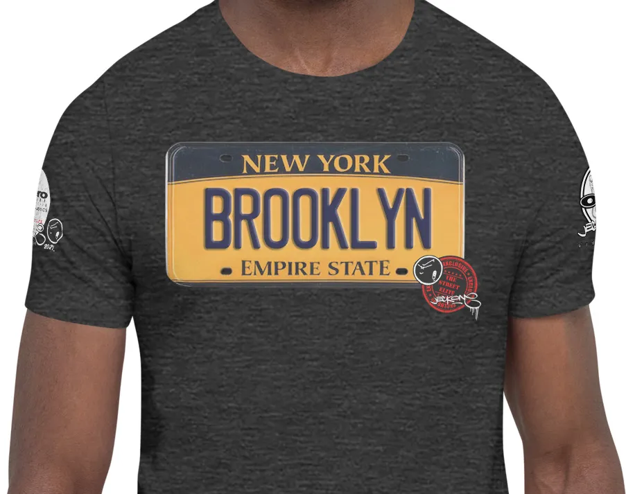 SHORT SLEEVE TEE SHIRT (uniSex) :  BROOKLYN 2021 (JECKONE X oeroSTREETautomotive Custom Classics)