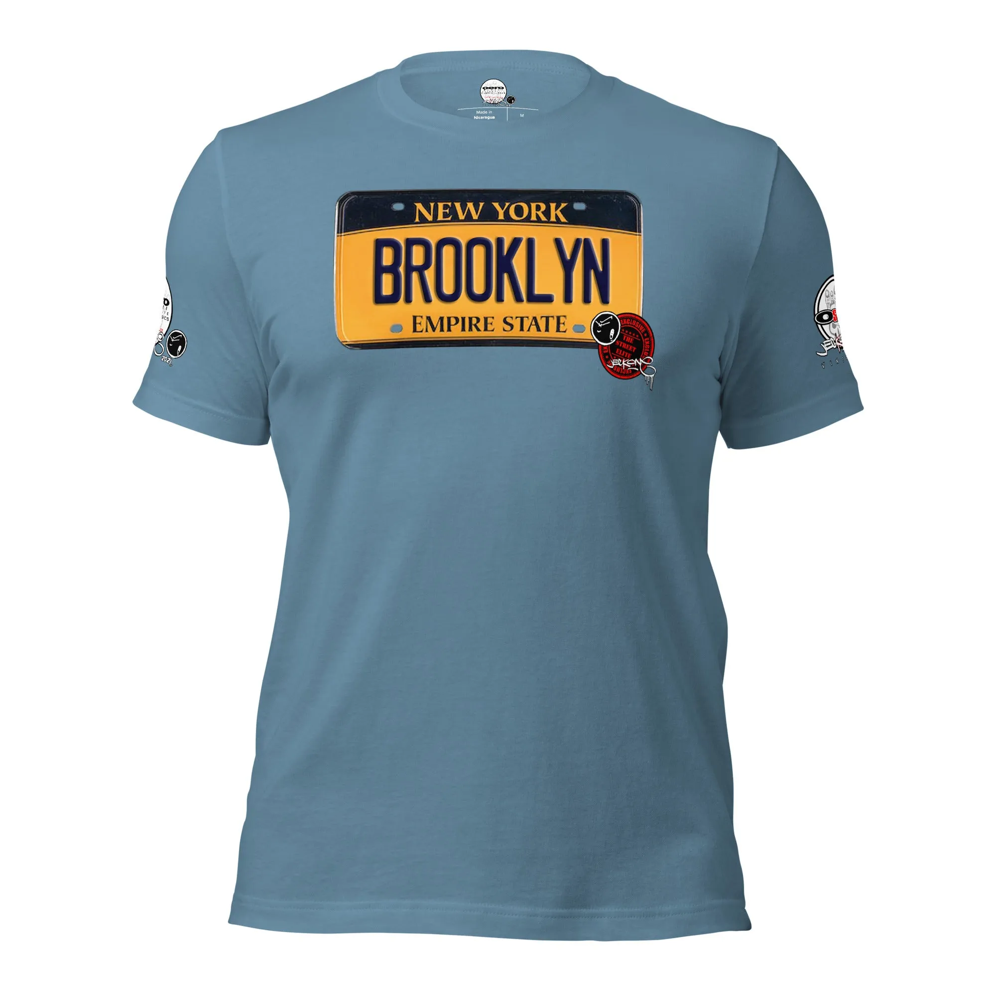 SHORT SLEEVE TEE SHIRT (uniSex) :  BROOKLYN 2021 (JECKONE X oeroSTREETautomotive Custom Classics)