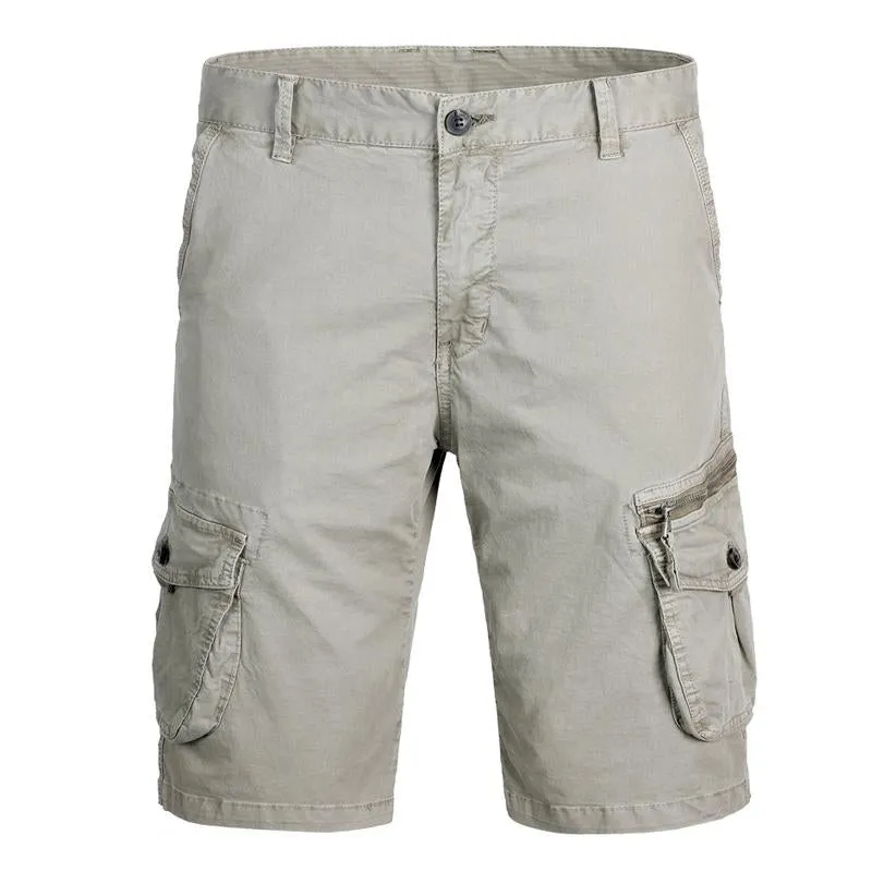 Short vintage multi-poches pour homme