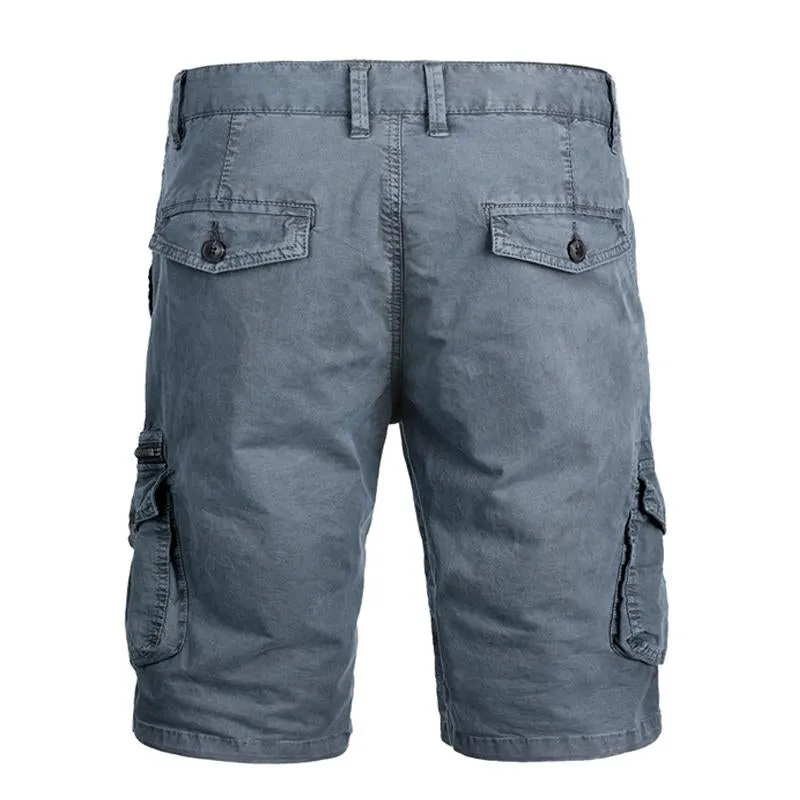 Short vintage multi-poches pour homme